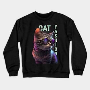 Cat Fashion A.I 2023 Crewneck Sweatshirt